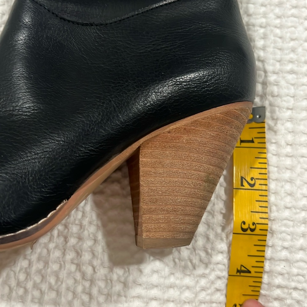 Mi.iM Black Western Boho Boots Faux Leather Side Zip EUC Size 7 - Picture 14 of 16